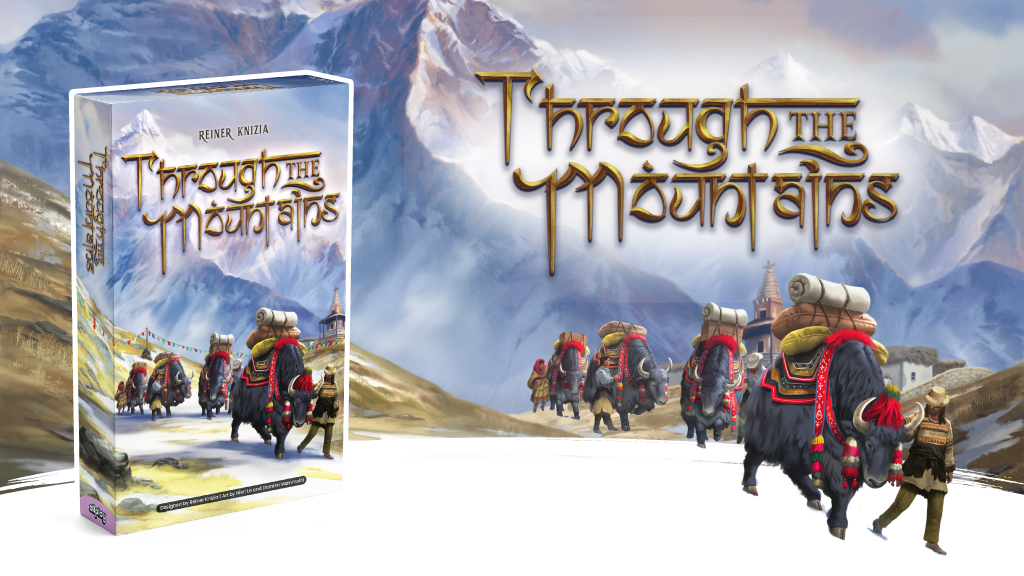 Through the Mountains board game by Reiner Knizia